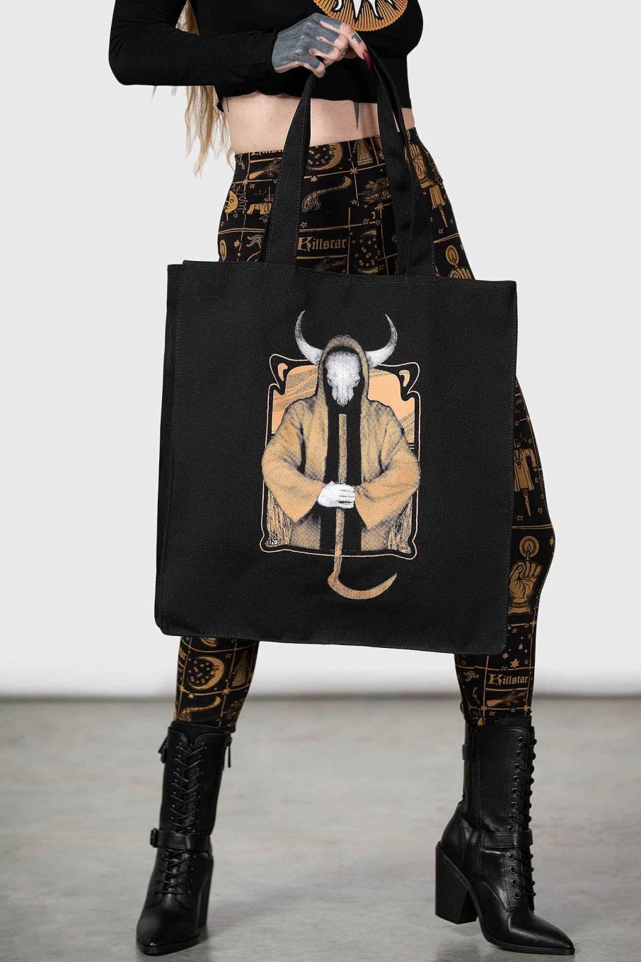 Accessories KILLSTAR Tote Bags | Warlock Tote Bag Black