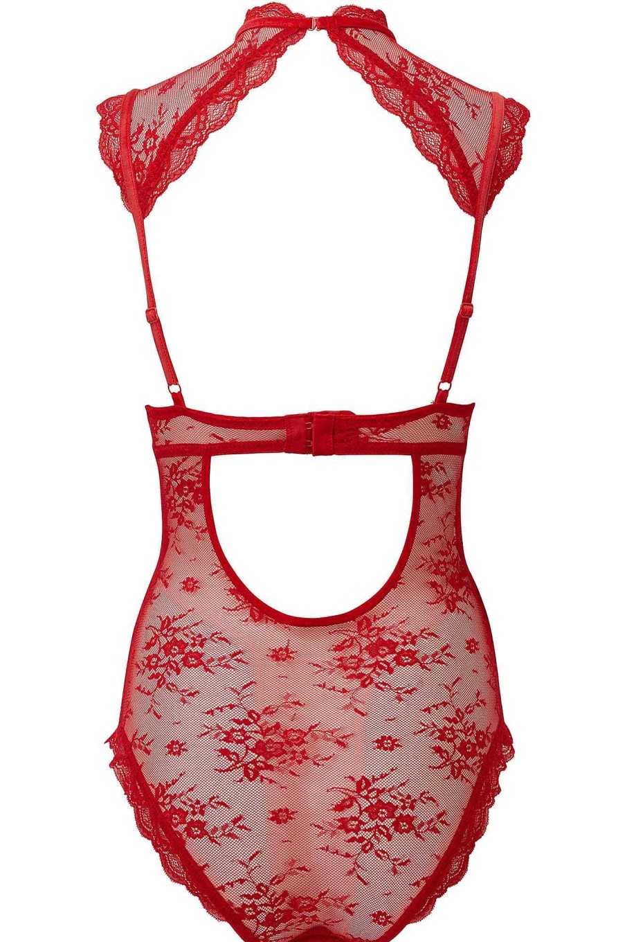 Women KILLSTAR Intimates | Dark Desire Lace Bodysuit [Scarlet] Red