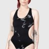 Women KILLSTAR Activity Wear | Warlock'S Woods Bodysuit Black