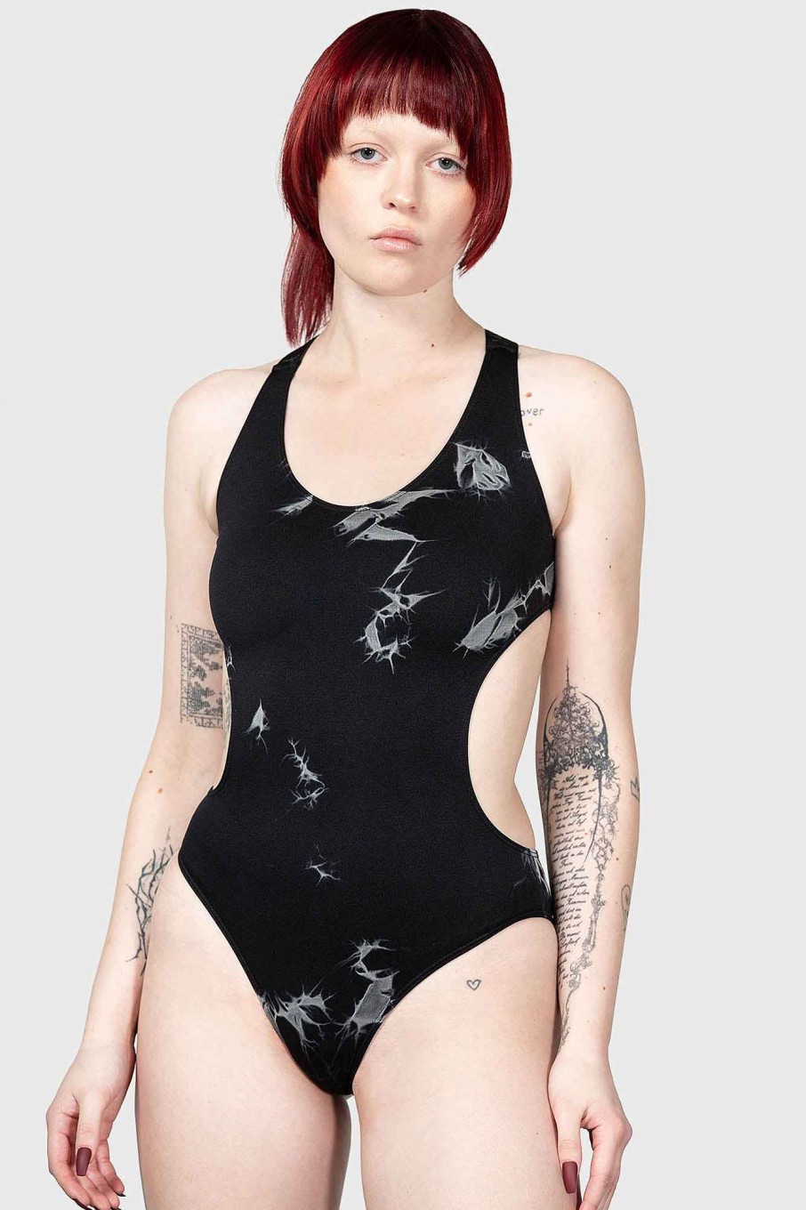 Women KILLSTAR Activity Wear | Warlock'S Woods Bodysuit Black