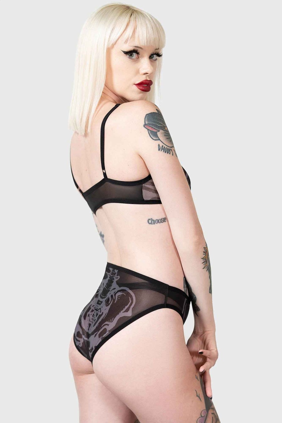 Women KILLSTAR Intimates | Vertebra Bralet Black