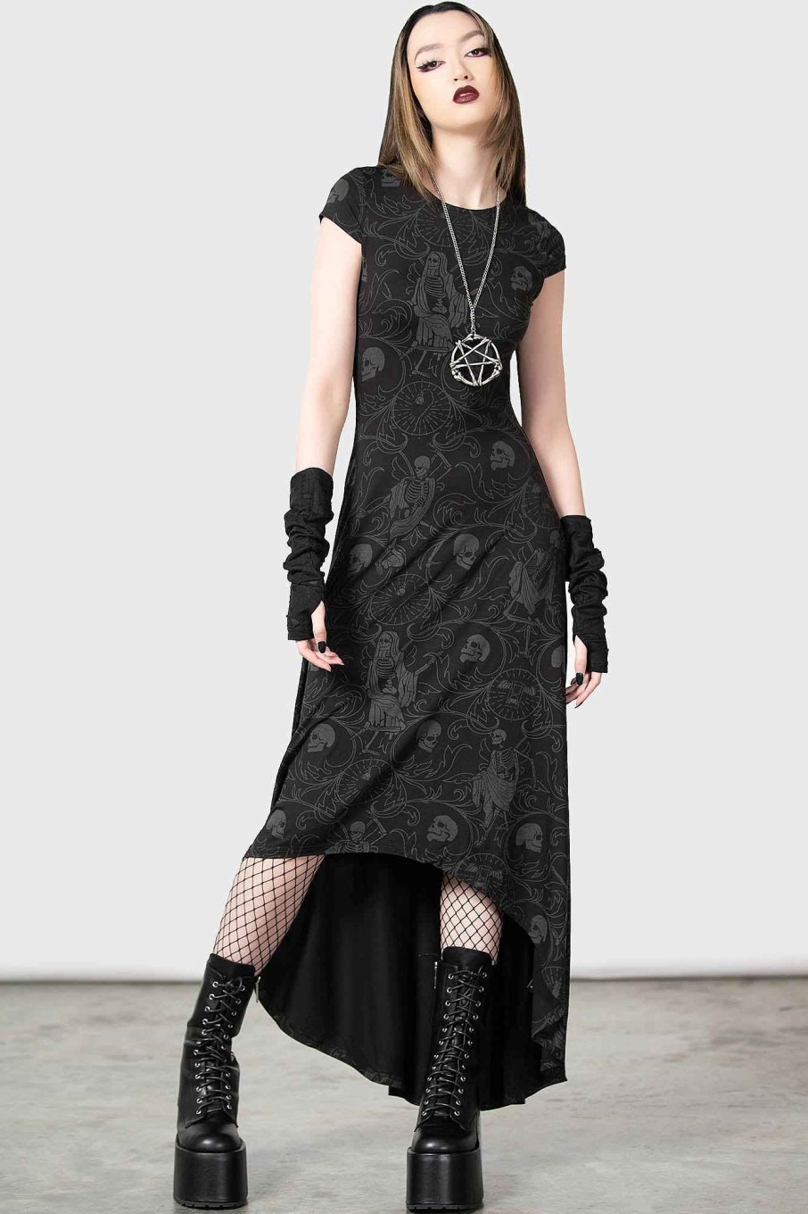 Women KILLSTAR Dresses | Danse Maxi Dress Black