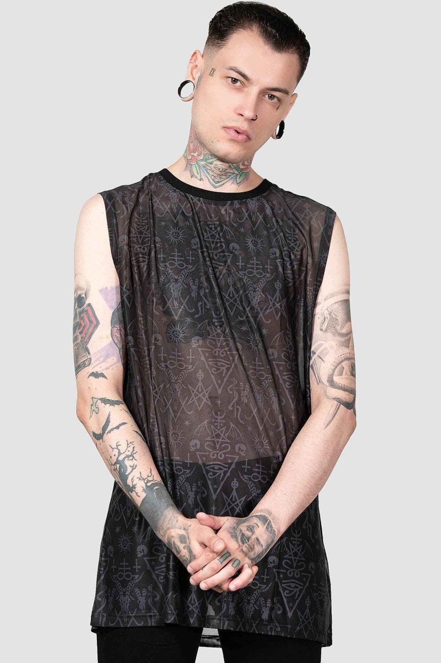 Men KILLSTAR Tops | Infernal Ashes Vest Black