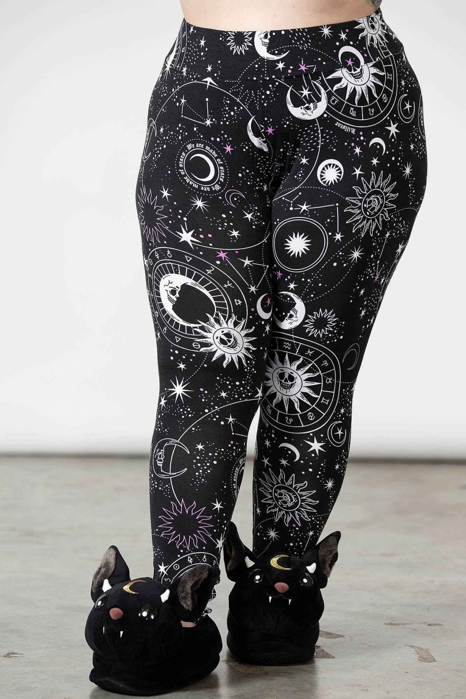 Plus KILLSTAR Loungewear | Galaxy Lounge Leggings [Plus] Black