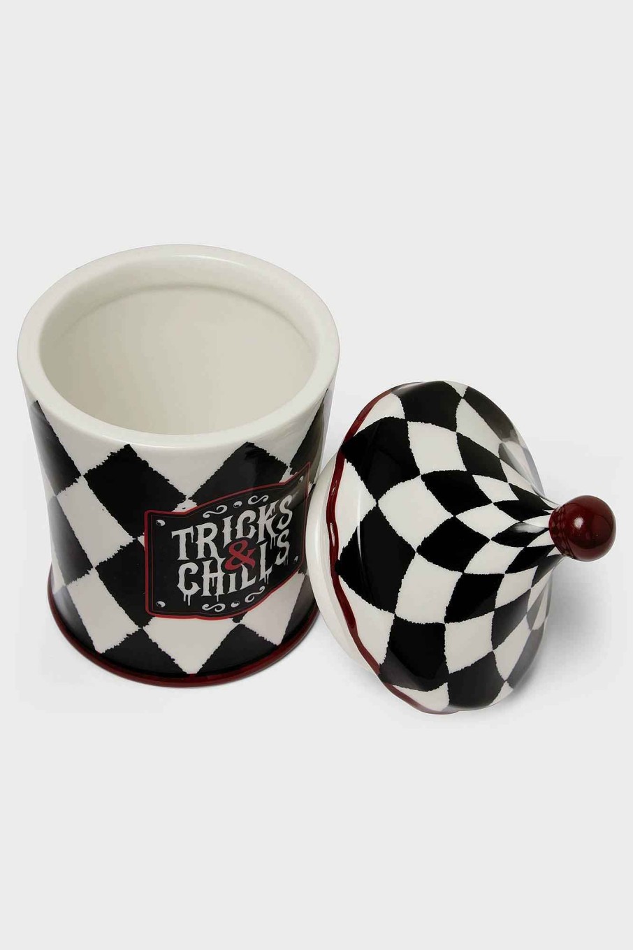 Home KILLSTAR Jars | Tricks N Chills Medium Jar Black/White