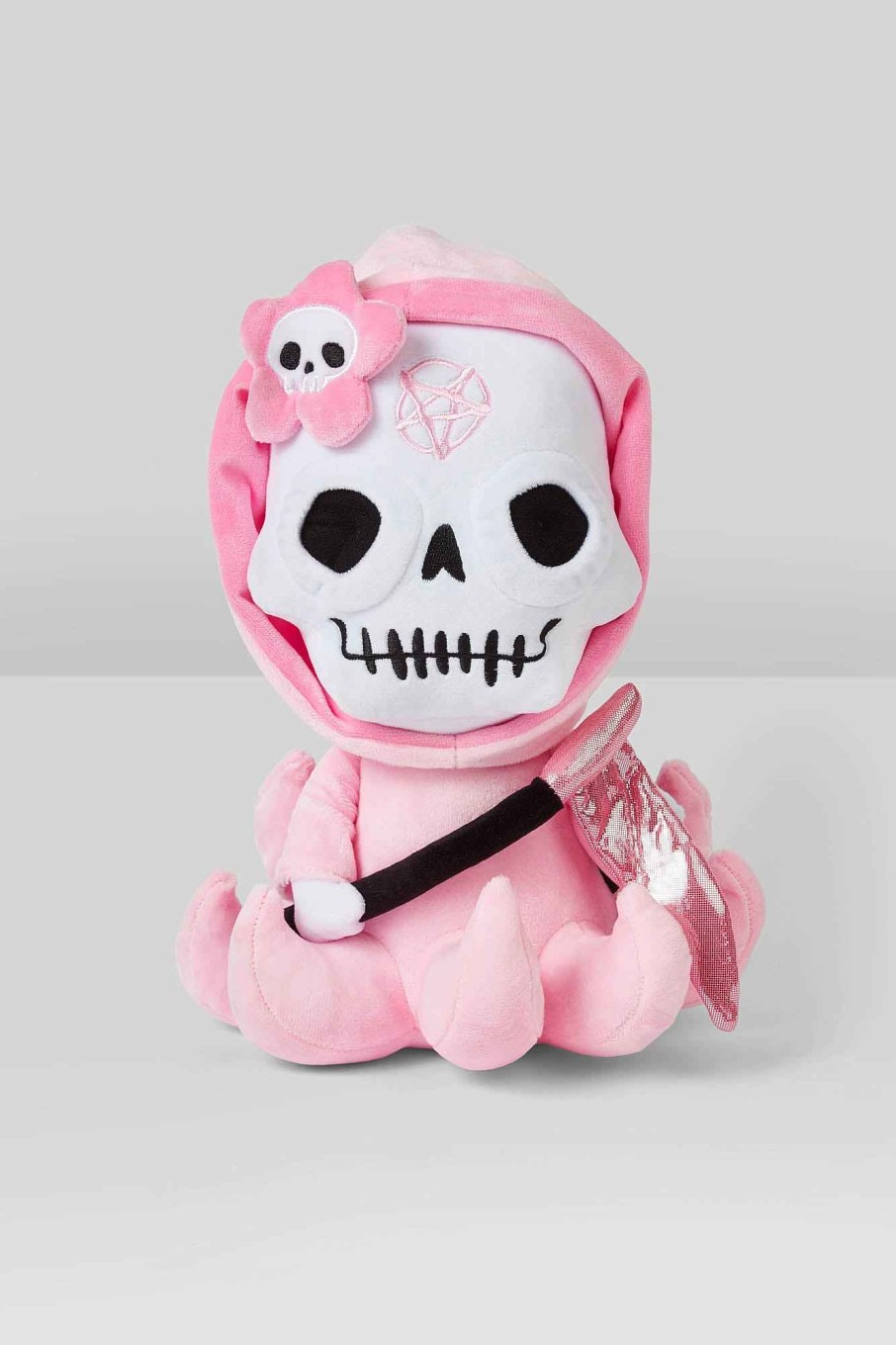 Kreeptures KREEPTURES | Grim Reaper: Sakura Plush Toy Pink