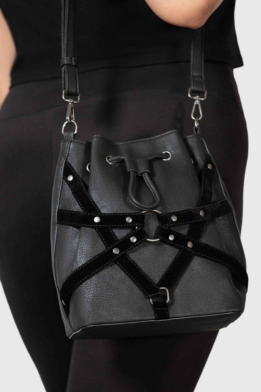 Accessories KILLSTAR Handbags | Faye Realm Bag Black