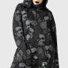 Men KILLSTAR Outerwear | Tzompantli Oversized Hoodie Black