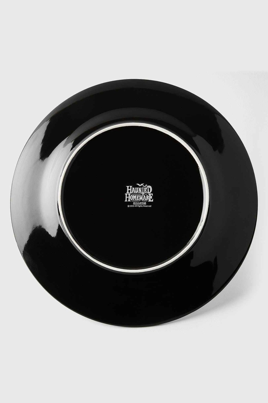 Home KILLSTAR Tableware | Folk Horror Dinner Plate Black