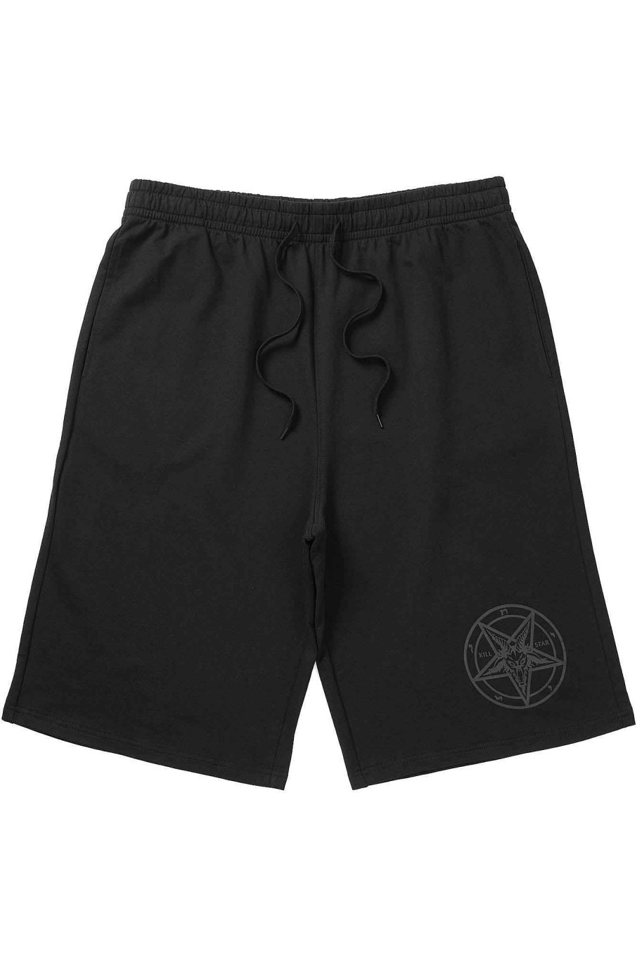 Men KILLSTAR Loungewear | Breaking Point Longline Shorts Black