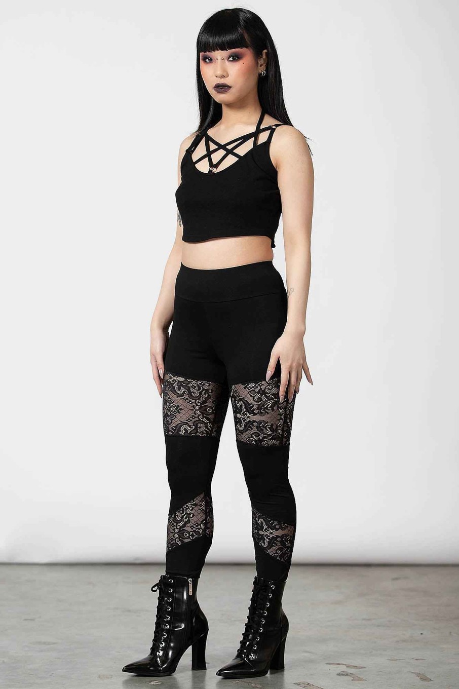 Women KILLSTAR Bottoms | Nixie Leggings Black