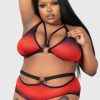 Plus KILLSTAR Intimates | Dazzling Performance Bralet [Plus] Red