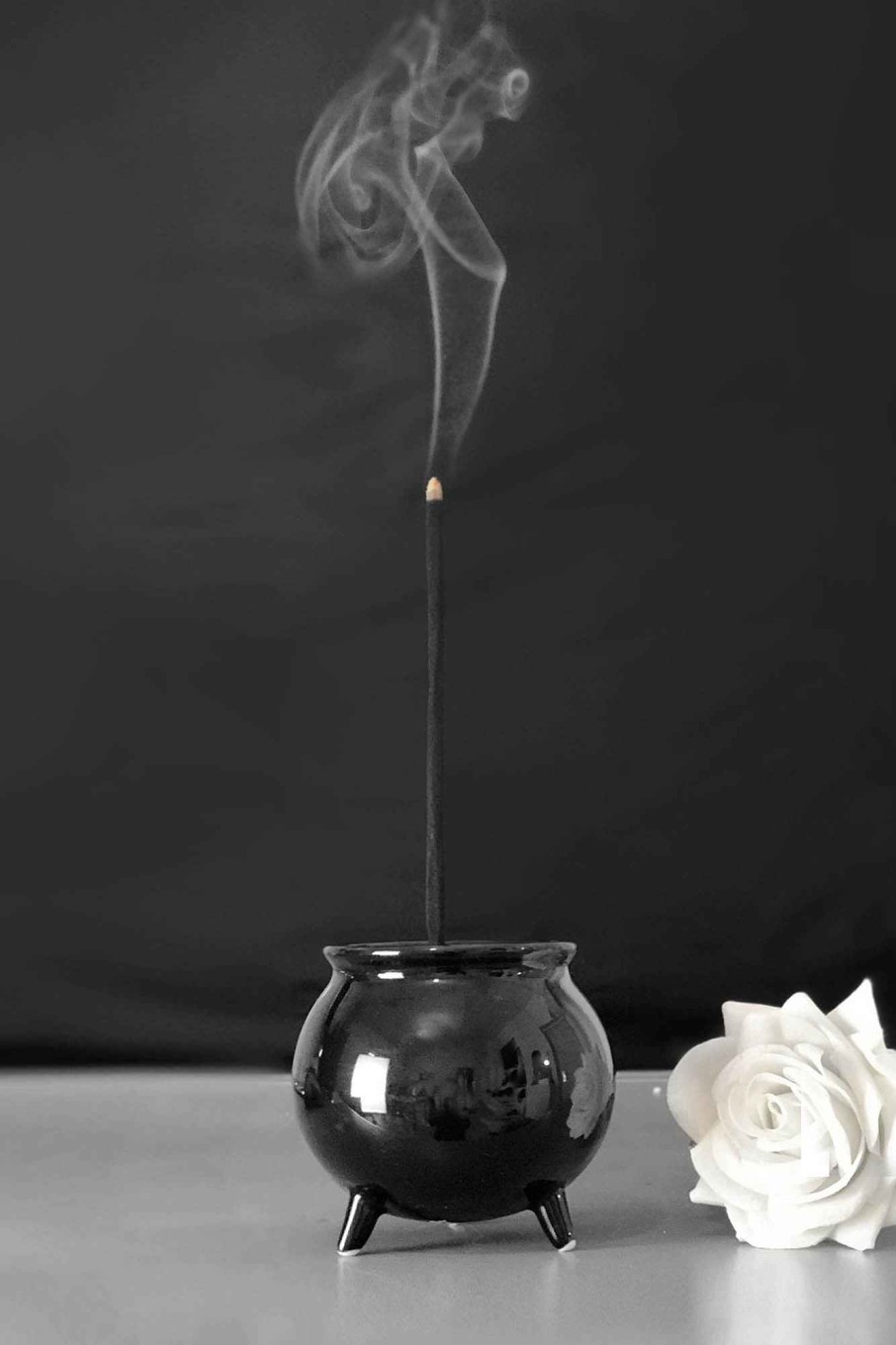 Home KILLSTAR Candles & Scent | Cauldron Incense Burner Black