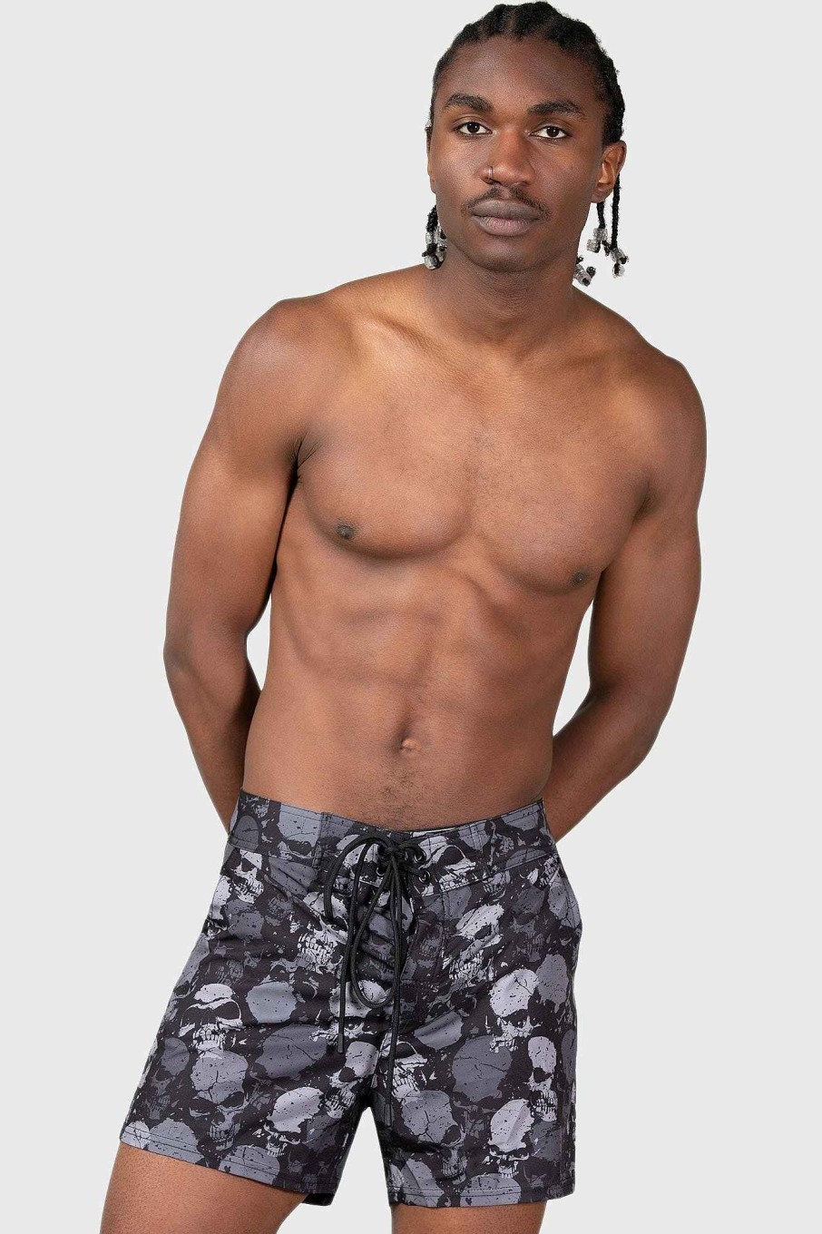 Men KILLSTAR Swimwear | Sepulture Swim Shorts Black