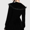 Women Killstar Dresses | Emilee Emilee Collar Dress Black