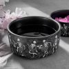 Home KILLSTAR Pets | Danse Macabre Medium Pet Bowl Black