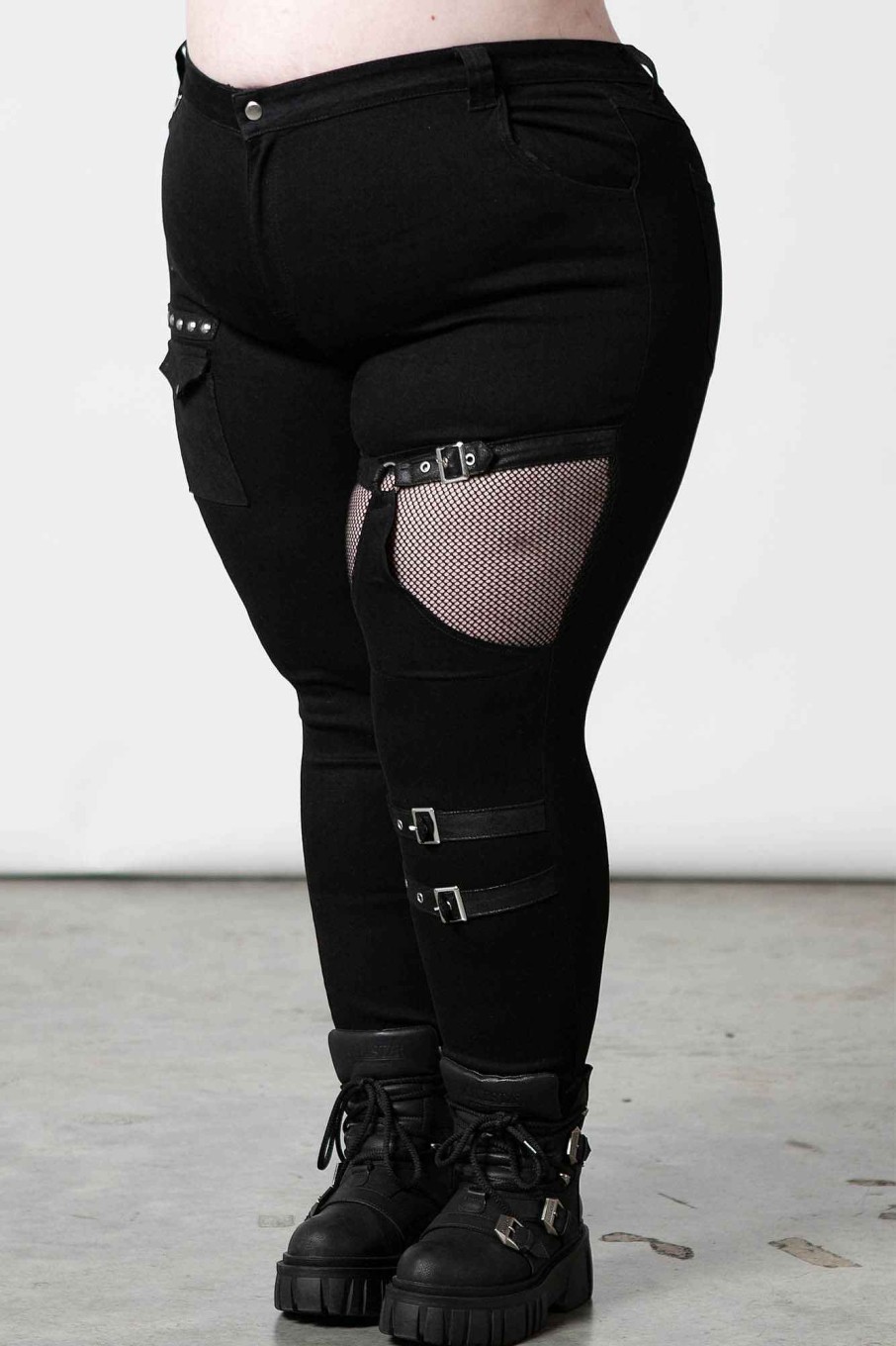 Plus KILLSTAR Bottoms | Warrior Witch Jeans [Plus] Black