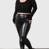 Plus KILLSTAR Bottoms | Haunted Vampiress Leggings [Plus] Black