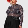 Plus KILLSTAR Skirts | Sheenah Skirt [Plus] Black