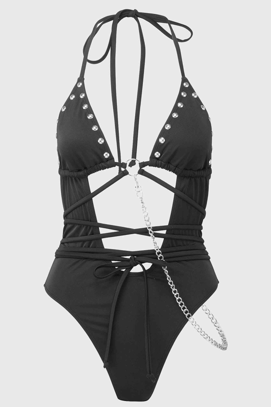 Women KILLSTAR Swimwear | Hearted Swimsuit Black