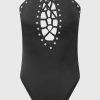 Women KILLSTAR Swimwear | Lilith'S Gaze Swimsuit Black