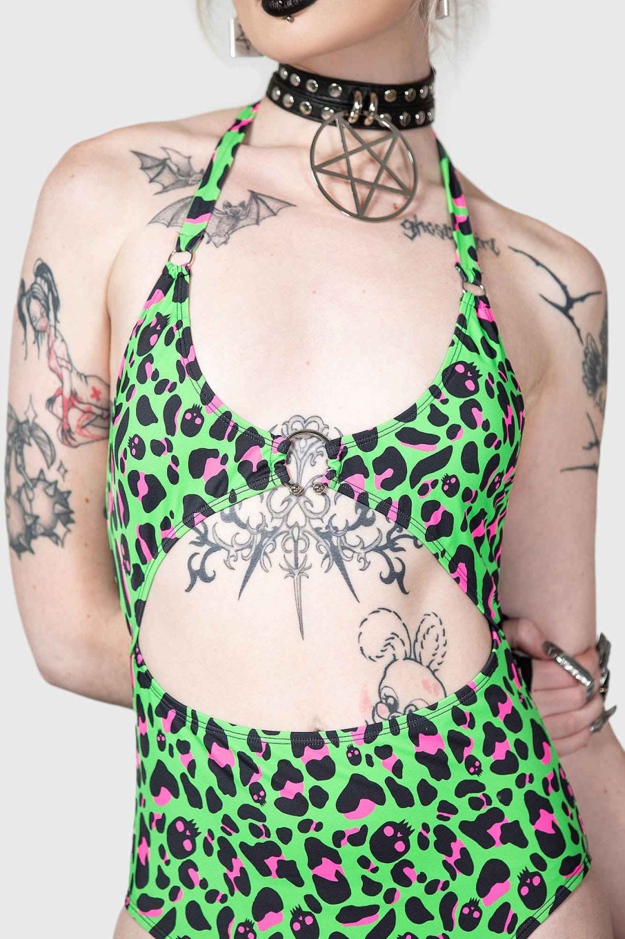 Women KILLSTAR Swimwear | Animal Swimsuit Green