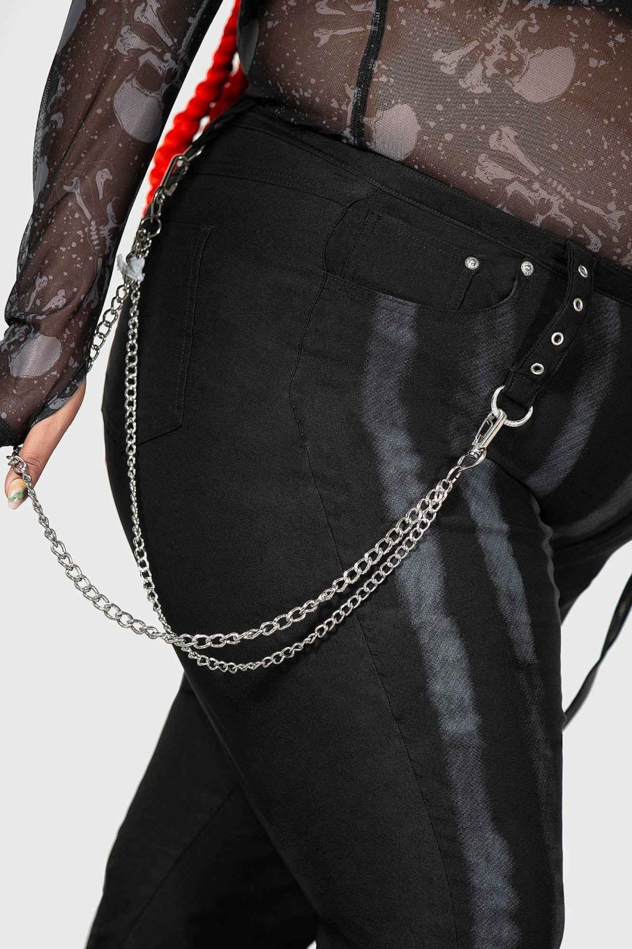 Plus KILLSTAR Co-Ords | Ringmaster Trousers [Plus] Black