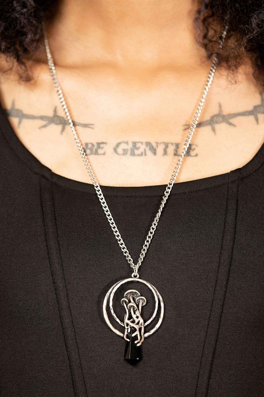 Accessories KILLSTAR Necklaces | Root Of Evil Necklace Silver