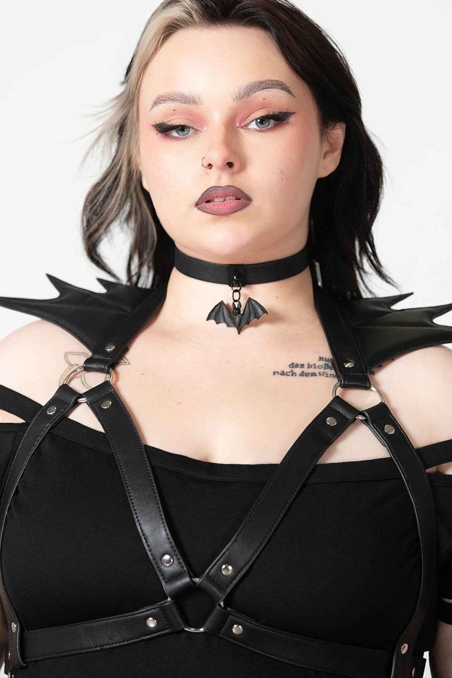 Accessories KILLSTAR Chokers | Little Bats Choker Black