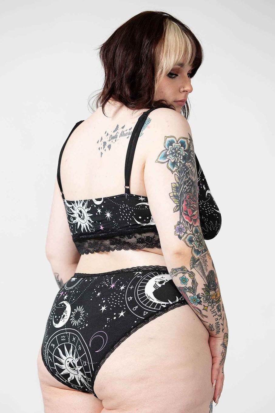 Plus KILLSTAR Intimates | Eclipse Lace Bralet [Plus] Black