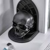 Home KILLSTAR Decor | Skull Bookends Black