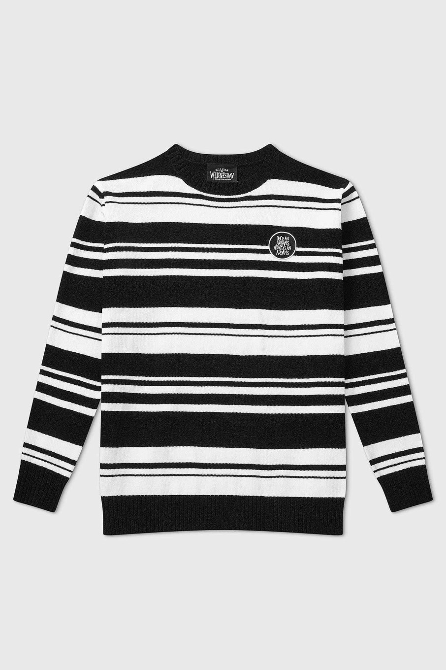 Plus MGM WEDNESDAY Knitwear | Pugsley Addams Sweater [Plus] Black/White