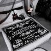 Home KILLSTAR Bedding & Cushions | Spirit Board Woven Blanket Black/White