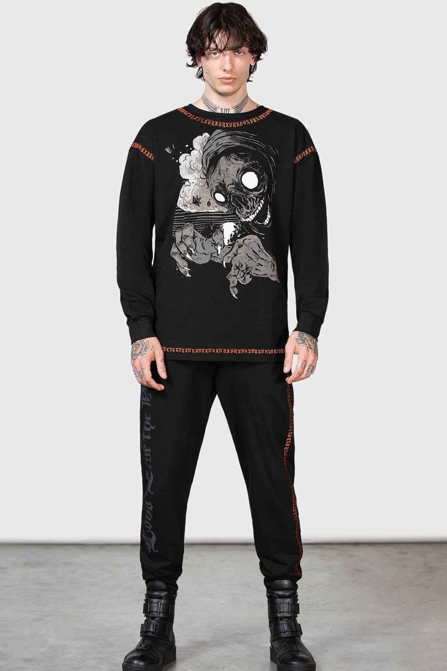 Men KILLSTAR Knitwear | Fatality Sweater Black