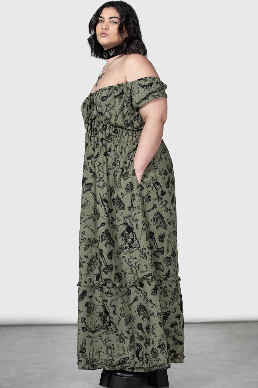 Plus KILLSTAR Dresses | Forestine Maxi Dress [Plus]