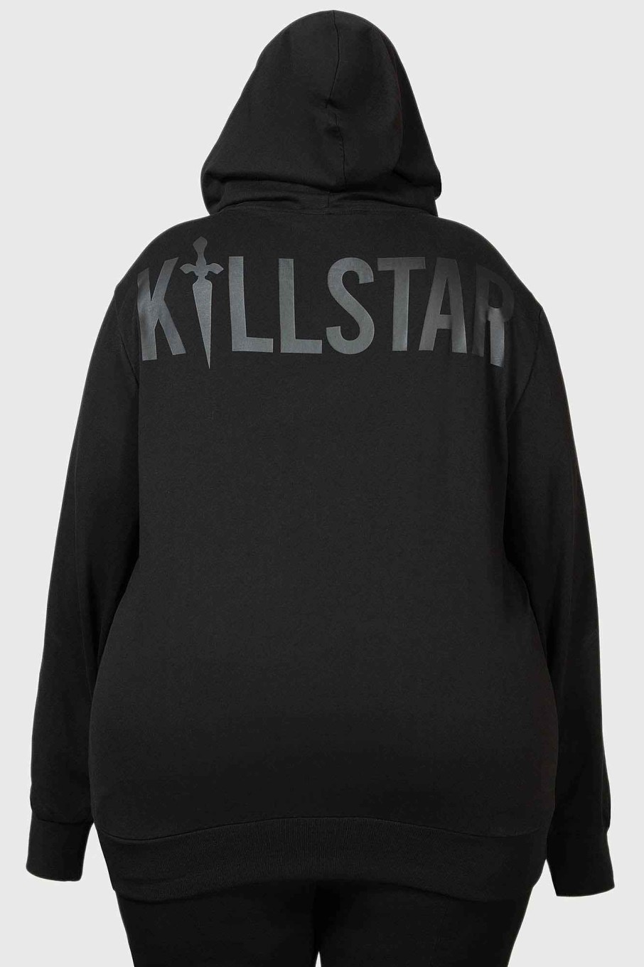 Plus KILLSTAR Outerwear | Nighttime Demise Hoodie [Plus] Black