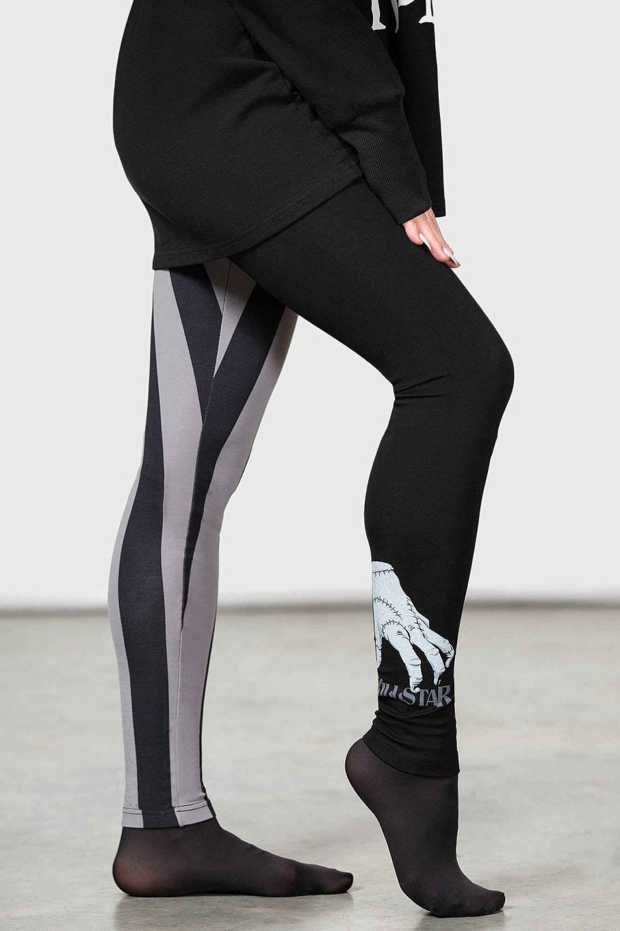 Women MGM WEDNESDAY Bottoms | Loathe Leggings Black