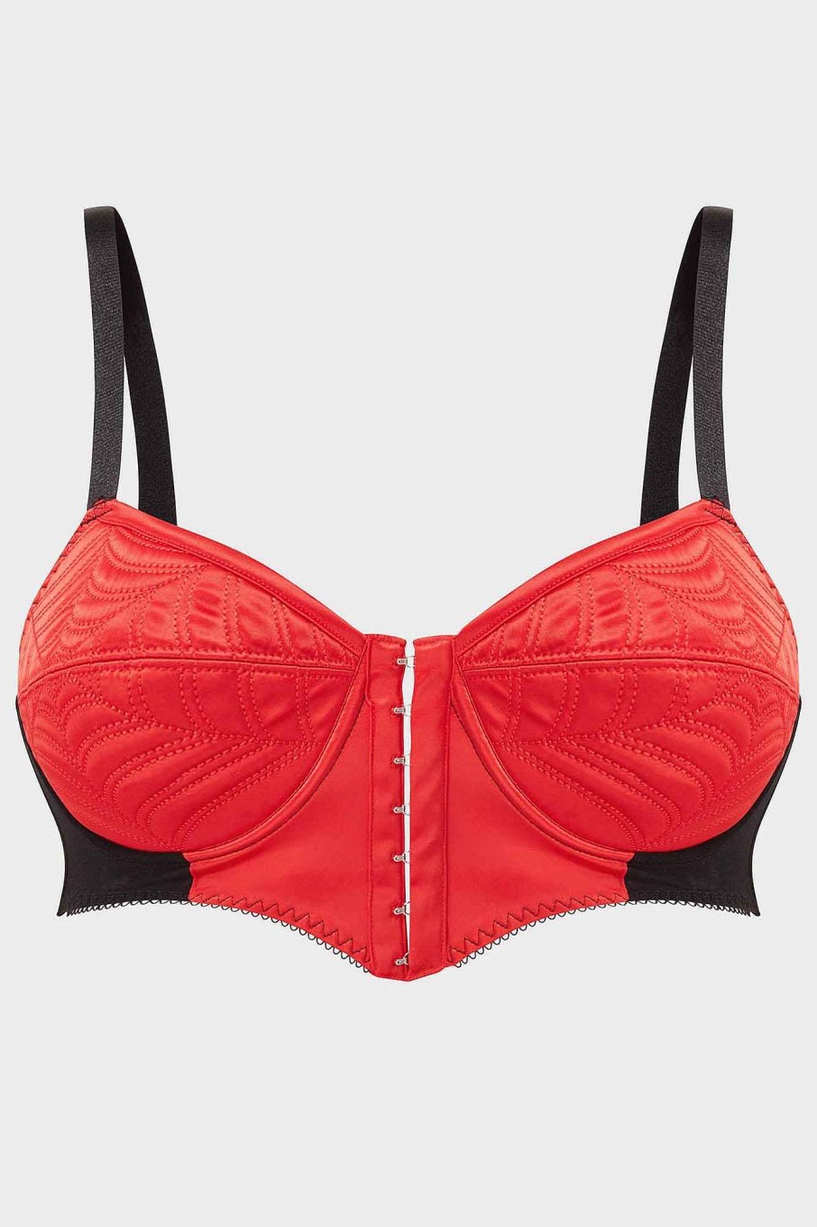 Plus KILLSTAR Intimates | Scarlet Webutant Bullet Bra [Plus] Red