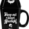 Home KILLSTAR Cups & Mugs | Nocturnal Coffin Mug Black