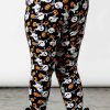 Plus KILLSTAR Loungewear | Haunted Pumpkin Lounge Leggings [Plus] Black