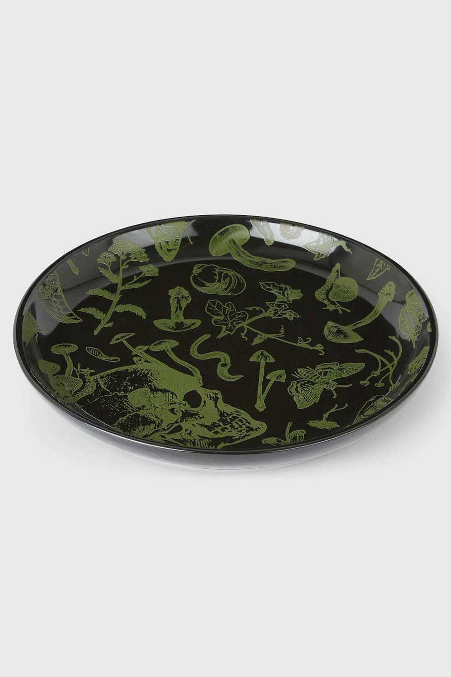 Home KILLSTAR Tableware | Cottage Core Dinner Plate Black