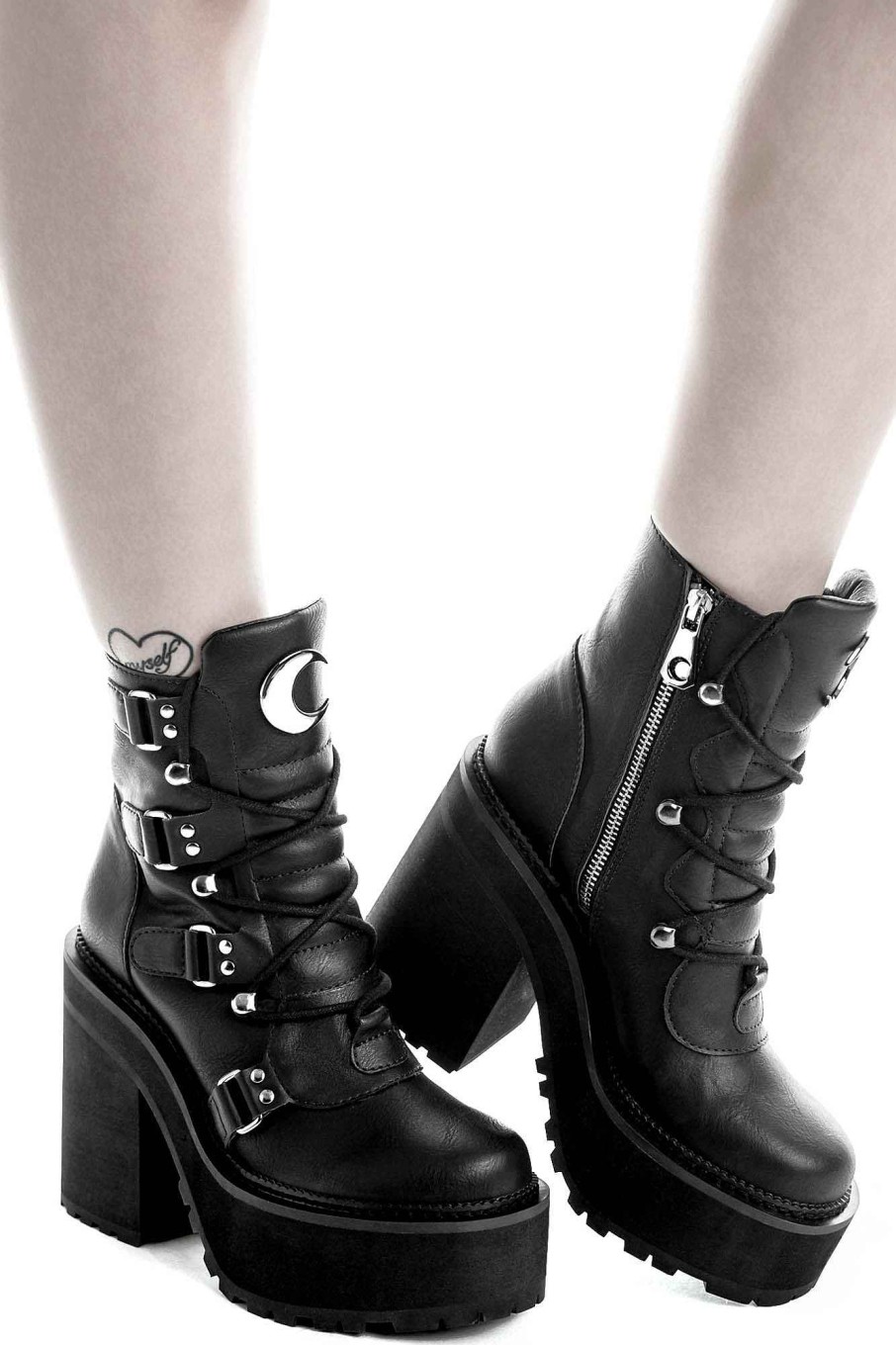 Shoes KILLSTAR | Broom Rider Boots [B] Black