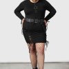 Plus KILLSTAR Dresses | Rory Bodycon Dress [Plus] Black