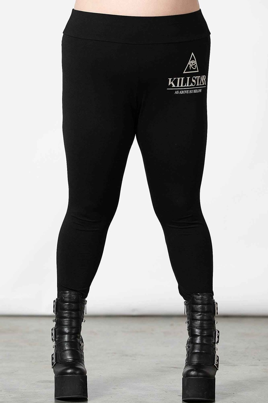 Plus KILLSTAR Bottoms | I See You Leggings [Plus] Black