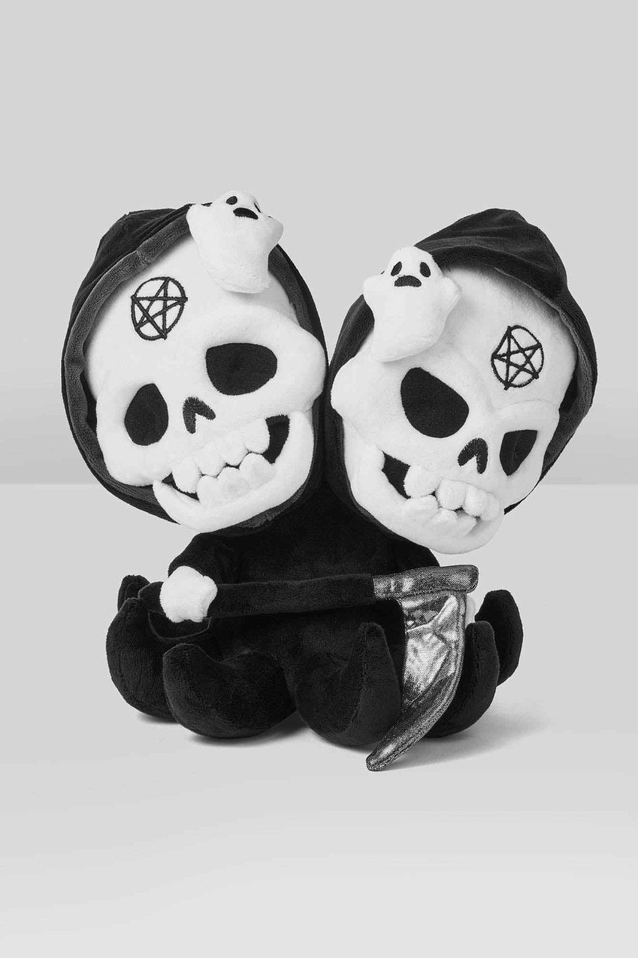 Kreeptures KREEPTURES | Grim Reaper: Double Death Plush Toy Black