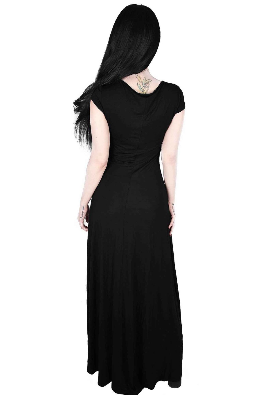 Women KILLSTAR Dresses | Ripley T-Maxi Dress Black