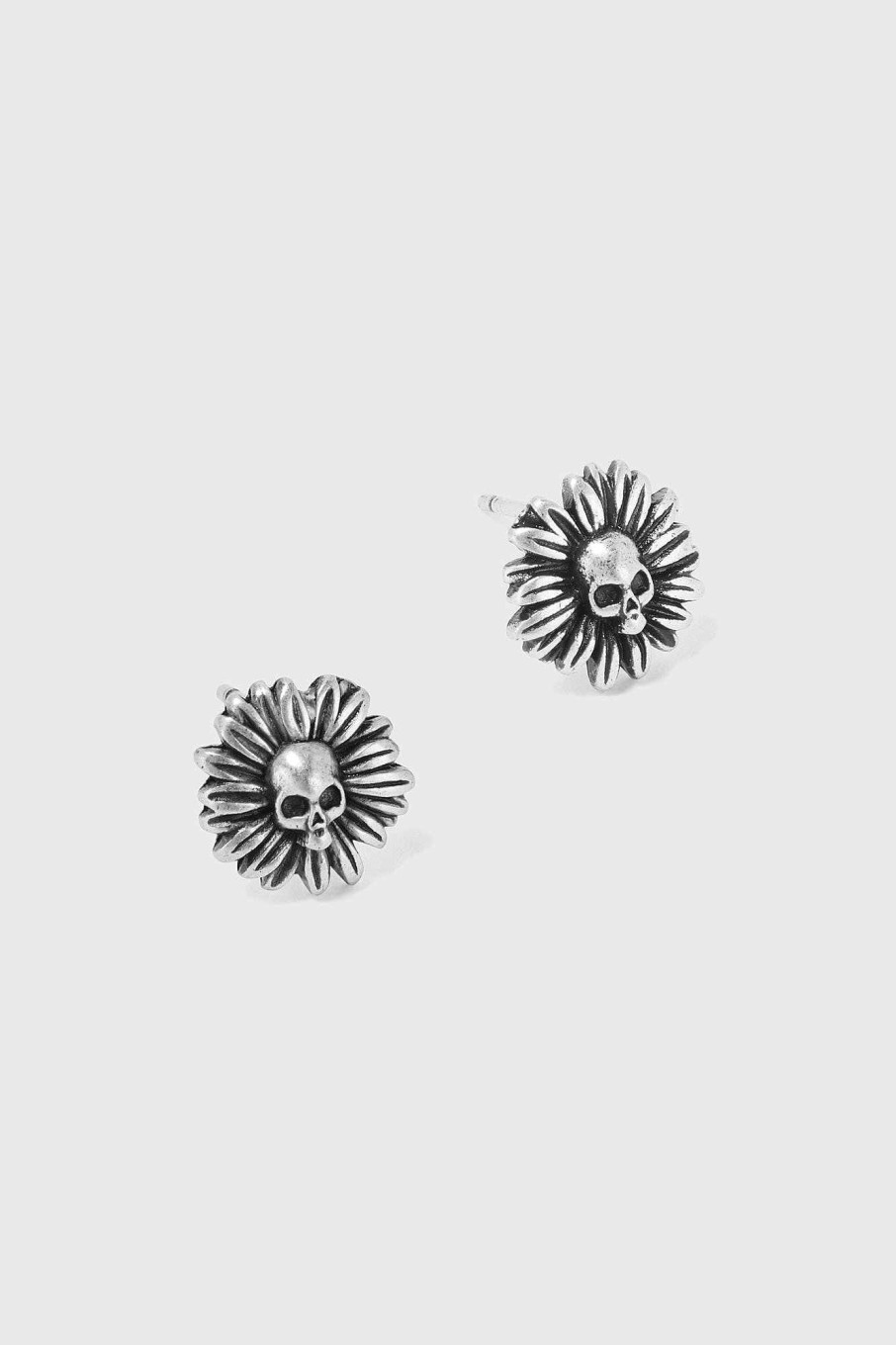 Accessories KILLSTAR Earrings | Daisy Skull Earrings Silver