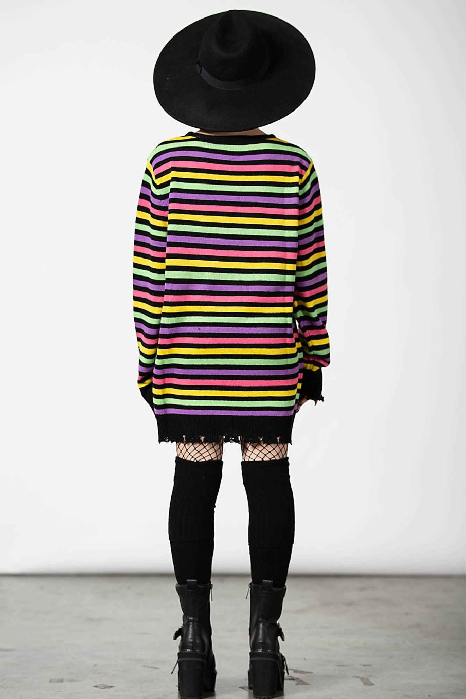 Men KILLSTAR Knitwear | Warrior Knit Sweater Rainbow