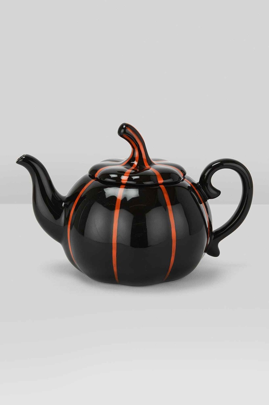 Home KILLSTAR Cups & Mugs | Pumpkin Teapot Black