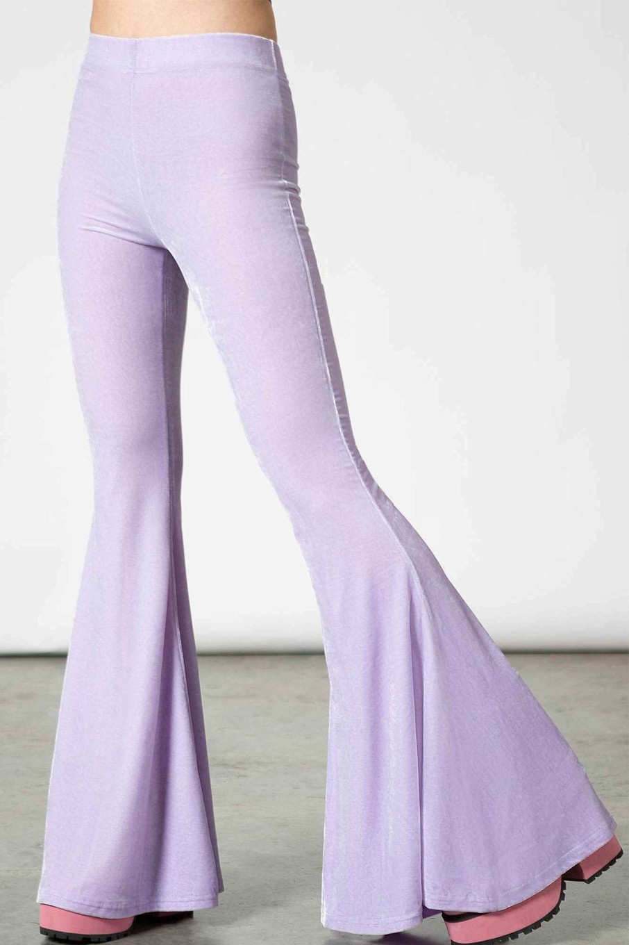 Women KILLSTAR Co-Ords | Moondance Bell Bottoms [Pastel ] Lilac